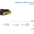 סוללת ליתיום DXB2 CAT 2.0AH 18V